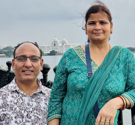 Sunil and Sudha Upadhyay